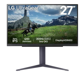 Monitor Gamer  27 Ultragear Qhd Nano Ips 180Hz 27Gs8...