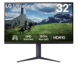 Monitor Gamer  32Gs85qB 32 Pulgadas Qhd Nano Ips 180...