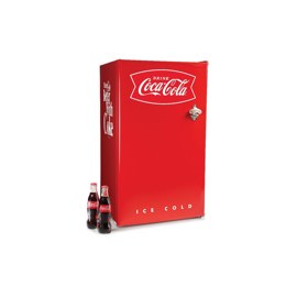 Heladera 90 L Marca Coca Cola Roja