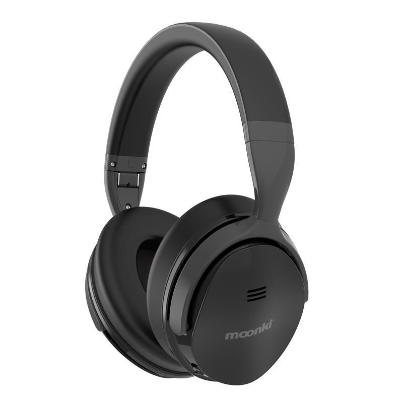 Auricular Bluetooth Negro On Ear Noise Canceling Moonki Sound Mv