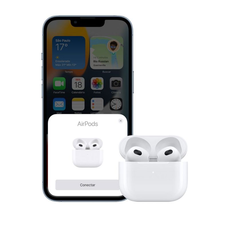 Airpods apple con best sale estuche de carga blanco