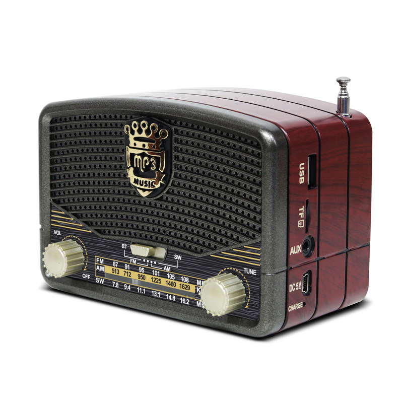 Radio FM portátil con Bluetooth Vintage - Madison - TECNIS - Audio