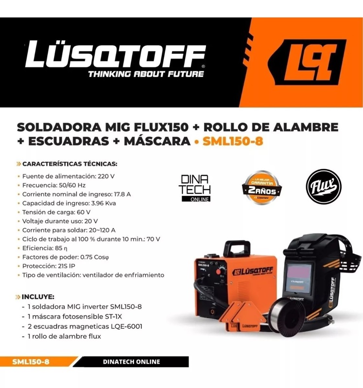 Soldador Mig Inverter Flux – MATERIALES EXPRESS