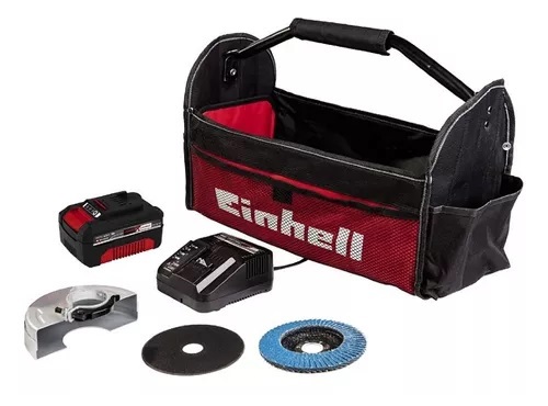 Amoladora Angular a Batería Einhell TE-AG 18 Li + Cargador + Batería 4 –  Espacio Industria