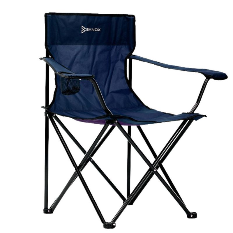 Kamp-Rite Sillas plegables de director de camping con mesas auxiliares y  enfriador integrado, bronceado/azul (paquete de 2)
