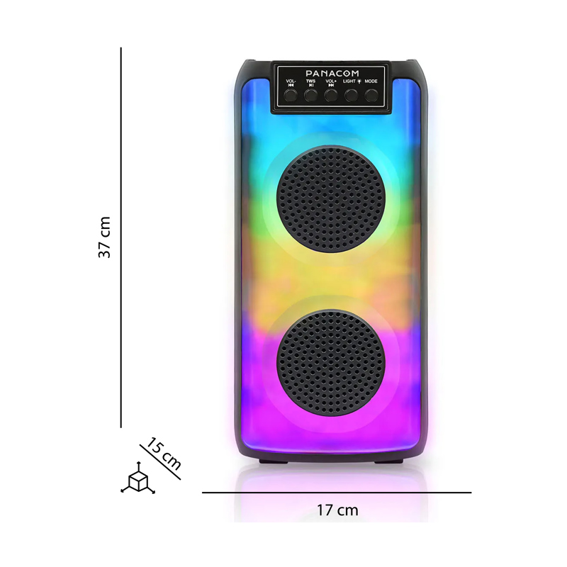 Parlante Bluetooth Portátil - Micrófono 12 Pulgadas Potente - LATINDOMO  PARLANTES INALAMBRICOS - Megatone