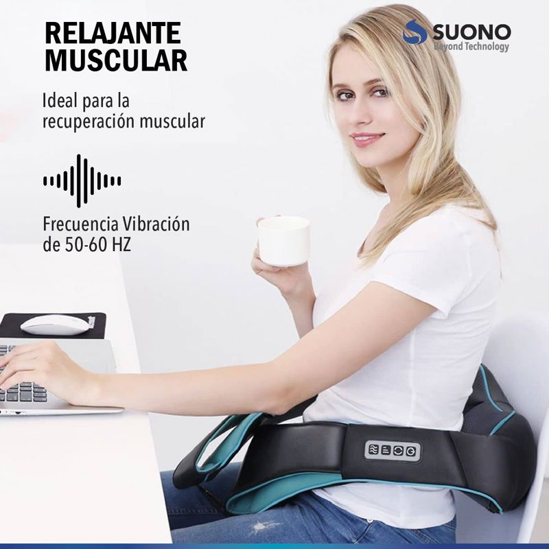 Suono Masajeador Cervical Suono Relajante Con Calor Snmc 1003