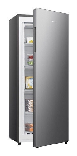 Hisense Congélateur Vertical - 5 Tiroirs - Silver - 153 L- A+