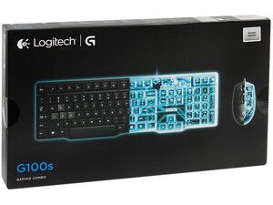 Teclado y Mouse Logitech Gaming Combo G100s Negro LOGITECH ACC COMPUTACION Megatone