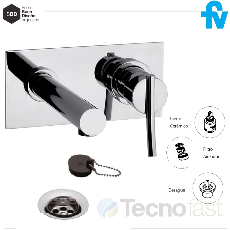 Monocomando de pared fv hot sale