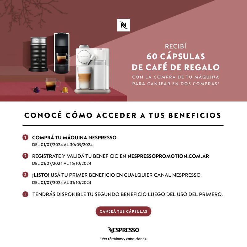Cafetera Automatica Nespresso Essenza Mini D Capsulas 19 Bar