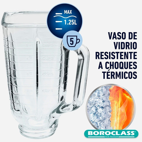 Licuadora Oster Clasica 4655 Plateado OSTER LICUADORAS Megatone