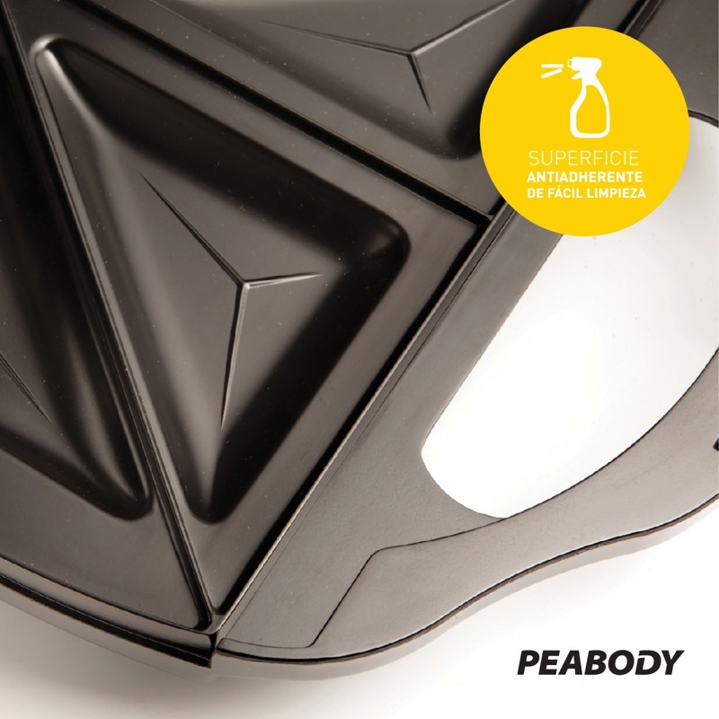 SANDWICHERA ELÉCTRICA 5 EN 1 PEABODY- 20% OFF EXCLUSIVO EN 3 CUOTAS SIN  INTERÉ