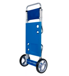 Carrito Mesa Plegable Porta Sillas Aluminio Mor 2495 Azul