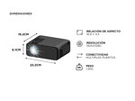 Proyector Gadnic Luminous Pro 6200 Lúmens Full HD Con Altavoz 