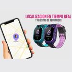 Smartwatch Kids con Rastreador Llamadas Chip Verde