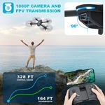 Drone con cámara 1080P para adultos y niños, FPV plegable 