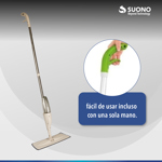 Mopa Spray Mop Trapeador Piso + Rociador Lampazo Microfibra - SUONO ...