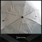 Sombrilla Bynox Windbreaker playa 220x200cm c/accesorios FI-SMBPLY-GR