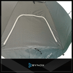 Sombrilla Bynox Windbreaker playa 220x200cm c/accesorios FI-SMBPLY-GR