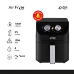  Freidora Overtech Electrica Sin Aceite De Aire 1400W. 4 Litros Air Fryer Ov-104