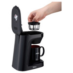 Cafetera Eléctrica ATMA Disney Negra CAAT118MKP