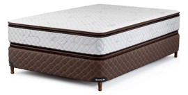 Colchon Y Sommier 2 Plazas 140Cmx190cm Espuma Alta D...