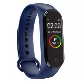 Reloj Inteligente Smartwatch Sb04 Azul Bluetooth And...