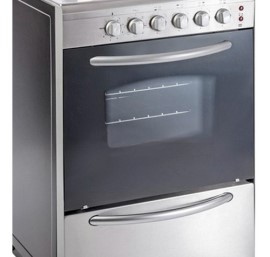 Cocina Eléctrica Domec CEXG 56cm con Cajón Parrilla