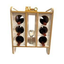 Vinoteca Mueble Cava Repisa Vino Botellas Copas  Mod...