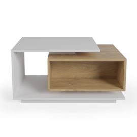 Mesa Ratona Moderna Centro Melamina Minimalista Mr02...