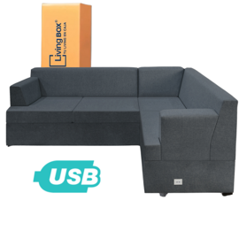 Sillón Smart 3+2 Cuerpos Living Box ® C/Puerto Usb E...