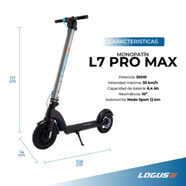 Monopatin Scooter Elec   L7promax 10´´ 700W