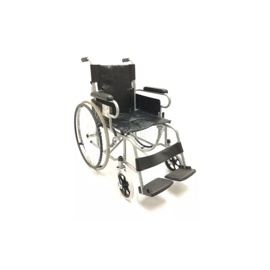 Silla De Ruedas Rebatible Doble Cruceta  Gris S3113/...