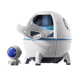 Humidificador Difusor  Con Luces Led Y Astronautas