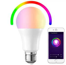 Lámpara Led Smart Inteligente Rgb 9W Wifi 