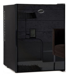 Frigobar Puerta Espejada  Rfg40b 40 Lts Color Negra