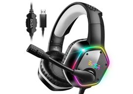 Auriculares Gamer Eksa E1000. Led Rgb . Con Micrófon...