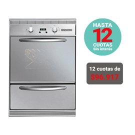 Horno  Hxclprts Multigas, Acero Inoxidable, Spiedo