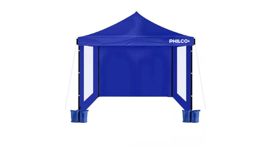 Gazebo 3X3  Con Paredes Azul Gap3x3bw3p