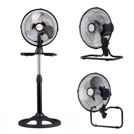 Ventilador home 3 En 1 65W 3 Velocidades Negro