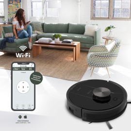 Aspiradora Robot SmartTek Ava Pro Max + Mopper Wifi ...