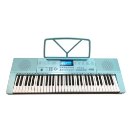 Teclado Musical  Sk326Gr 5 Octavas 61 Teclas Verde