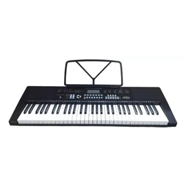 Teclado Musical  Sk326Bk 5 Octavas 61 Teclas Negro