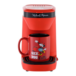 Cafetera Eléctrica  Disney Minnie Color Roja Caat118mnp