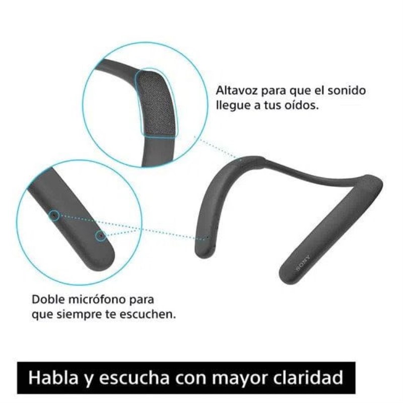 Parlante Bluetooth De Cuello Sony Srs Nb10 Neckband Sony Audio PequeÑo Portatil Megatone 3793