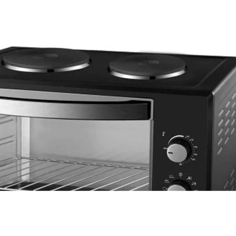 Horno Electrico 50lts Con Anafe Bonn B-60CA 2000W Negro - BONN COCINAS ...