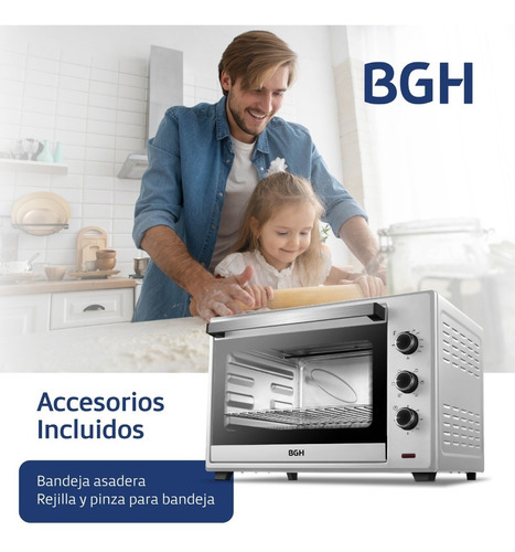 Horno Eléctrico Bgh Silver 60lts Bhe60s22 - BGH HORNOS ELECTRICOS ...