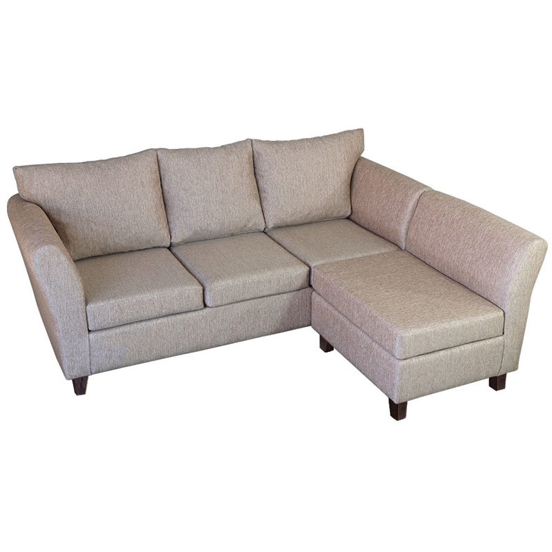 Sillón Esquinero Trento 3 Cuerpos De Chenille Habano Full Confort Full Confort Esquineros 3488