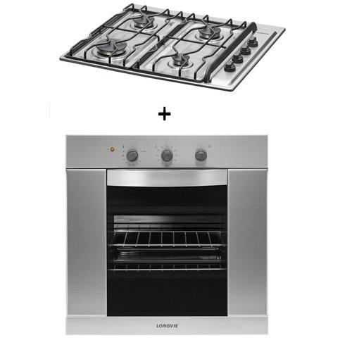 Combo17 Gas Longvie Horno H1900xf + Anafe A2600xf - LONGVIE COCINAS ...